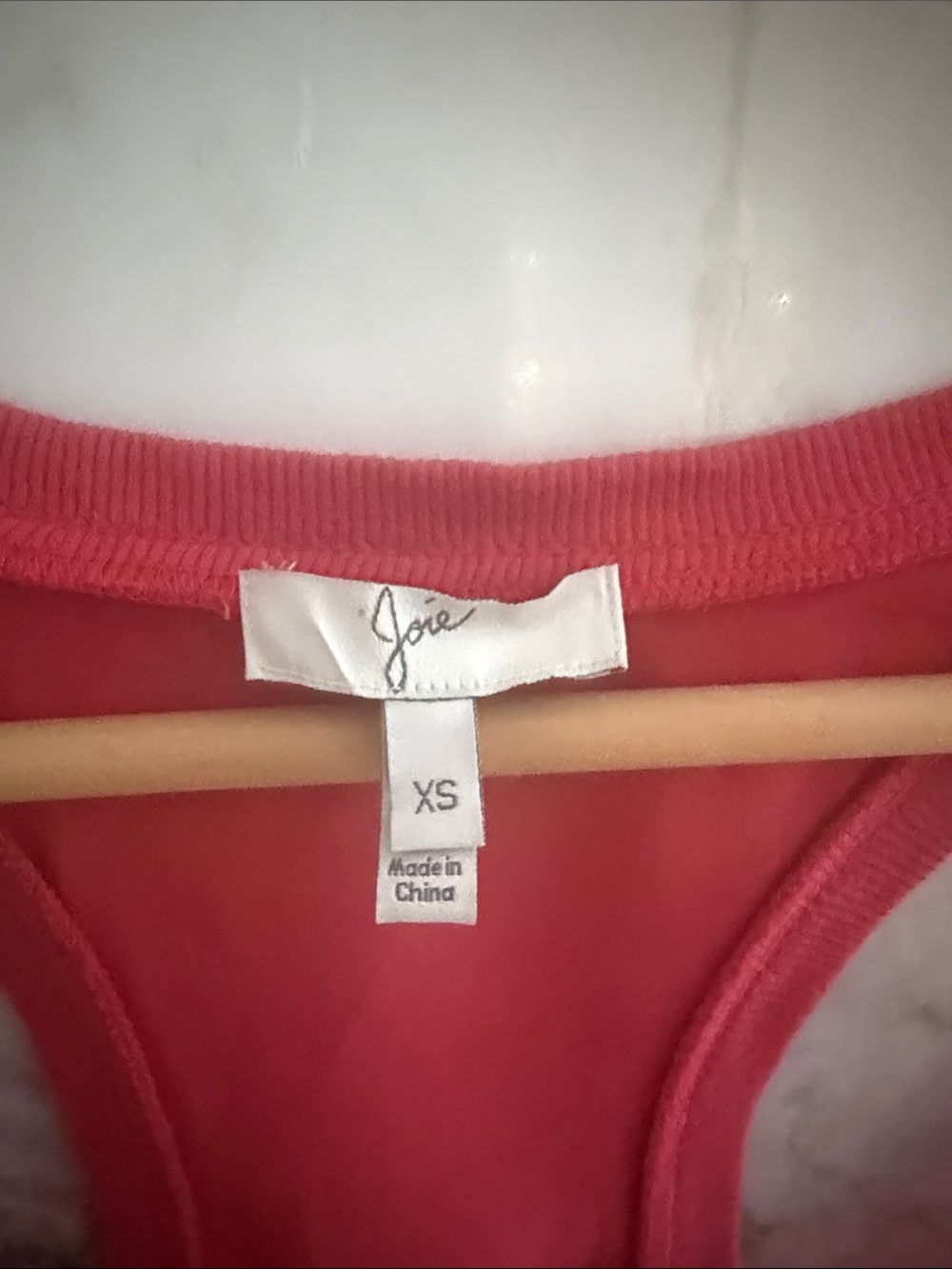 Joie Red Racerback Tank with Pocket - Picture 2 of 2
